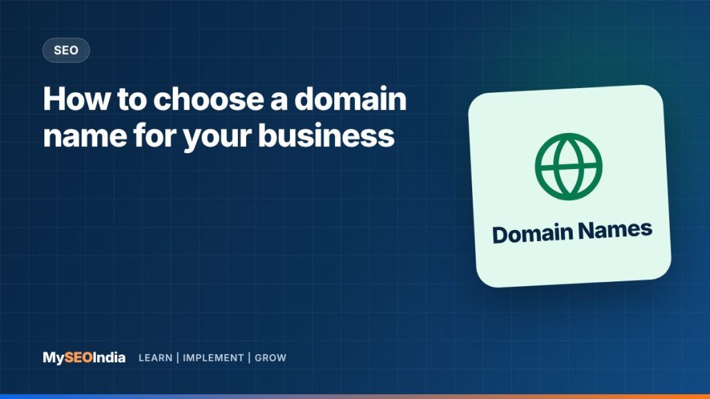 How to choose a domain name for your business