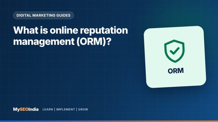 What is online reputation management (ORM)?